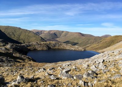 Climbing the Maumturks