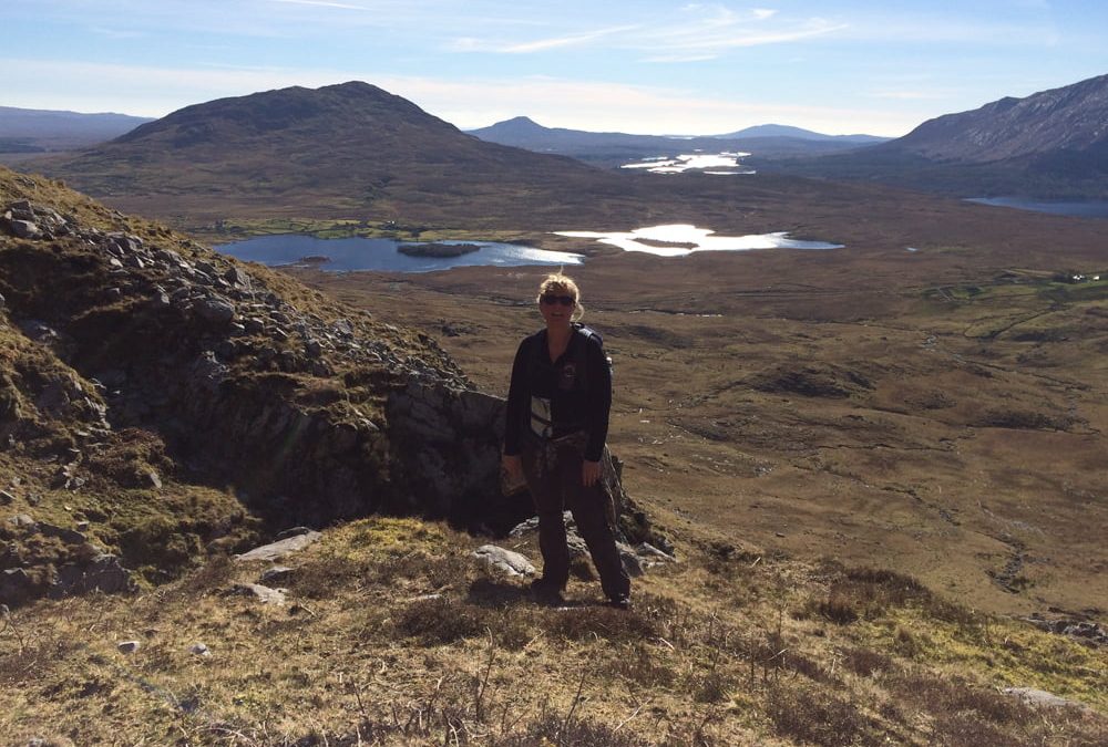 Climbing the Maumturks