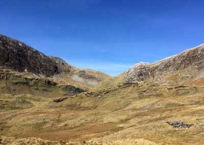 Climbing the Maumturks