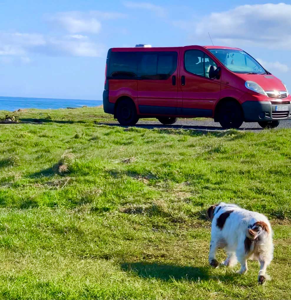 Alice our Campervan amd Little Missy Alice our Campervan and Little Missy